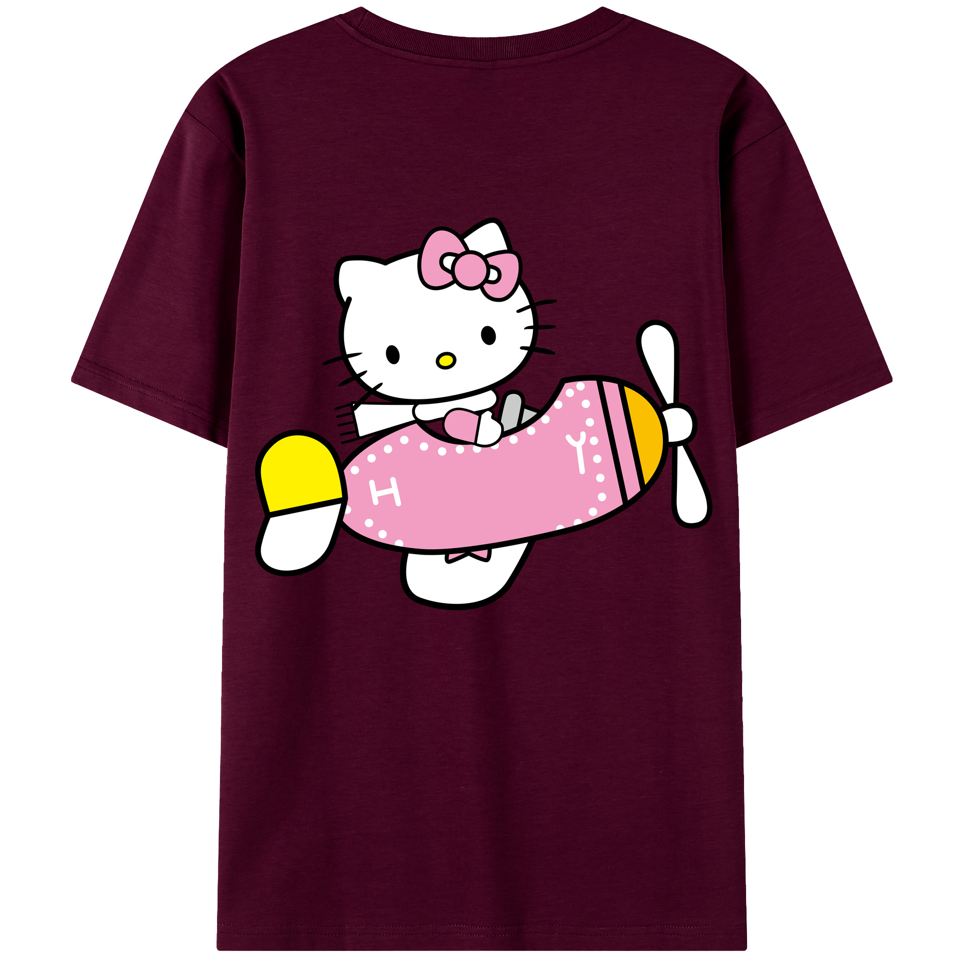 （画像用） Hello Kitty ハローキティ レディース半袖Tシャツ(バックプリント)